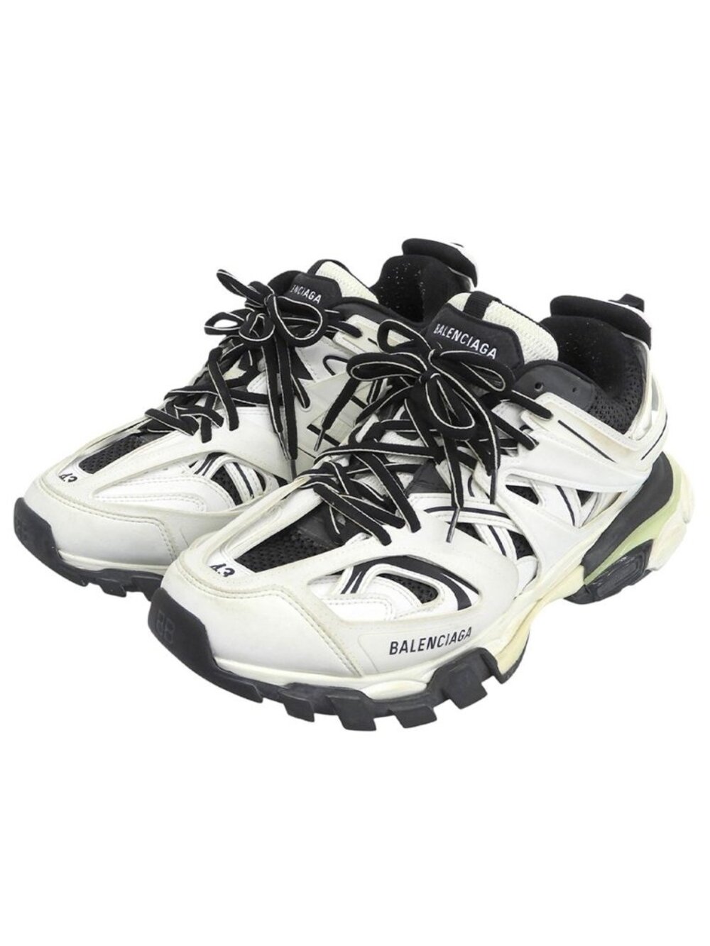 Balenciaga Track Sneakers White Black 9